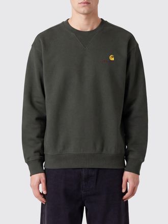 Carhartt Work in Progress Felpa girocollo American Script relaxed fit con logo ricamato