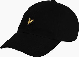 Lyle & Scott Mens Lyle & Scott Baseball Cap Jet Black - Size: ONE size
