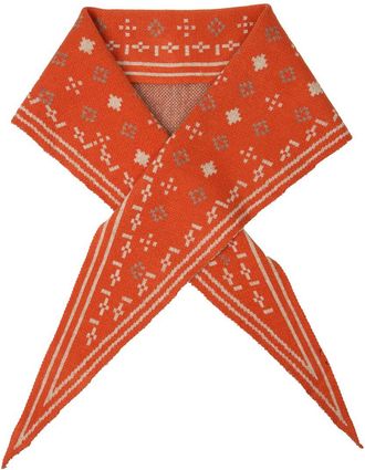 Saachi Saachi Foulard Knit Triangle Scarf