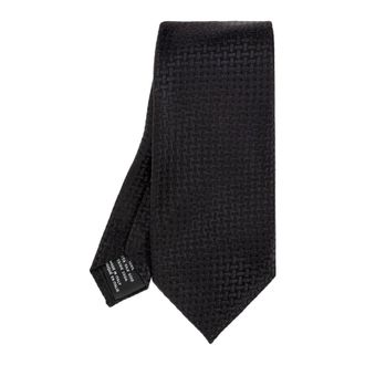 Tom Ford Corbata de Tejido Irregular - Accessories - Hombre - Negro - ONE SIZE