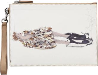 Marc Jacobs Accessoires, Dames, Bruin, ONE Size, Leer, The Wristlet Marc Sketch