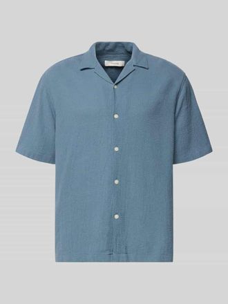 Selected Relaxed Fit Freizeithemd aus reiner Baumwolle Modell RLXCAL in Rauchblau, Gr&ouml;&szlig;e XXL