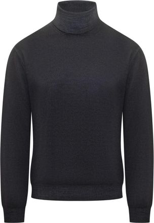FILIPPO DE LAURENTIIS Turtleneck Trui - Heren - Coltruien - Blauw - 2XL - Wol - Truien & Vesten