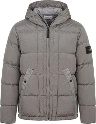 Stone Island Jassen - Heren - Winterjassen - Grijs - M - Jassen
