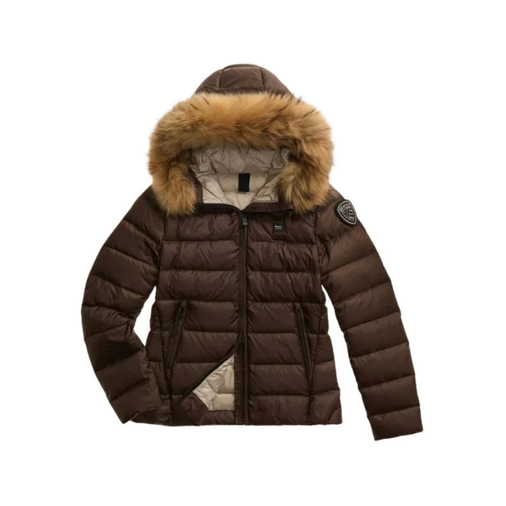 Blauer Femme, Vestes, Brun, Taille: 40 FR Doudoune matelassée à