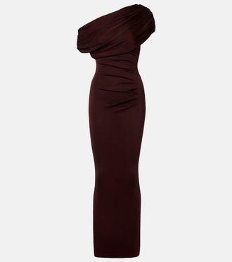Self Portrait Draped ruched gown