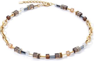 Coeur de Lion Geocube Chunky Chain Necklace Gold Necklace in Brown at Nordstrom