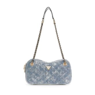 Guess Cerelia Shoulder Sat - female - Guess - Shoulder Bags - Blue - ONE SIZE - Bags