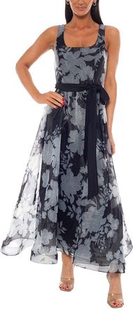 OLEG CASSINI Printed Maxi Dress