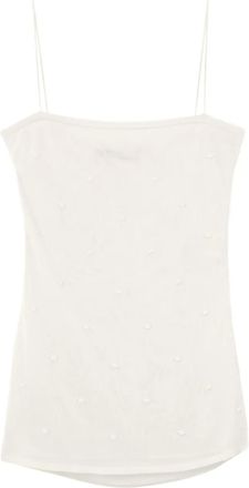 Jacquemus Canotta La Plumetis - Toni neutri