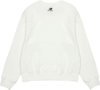 New Balance (WMNS) New Balance Logo Casual Sweatshirt Asia Sizing White 5CC37142-WT