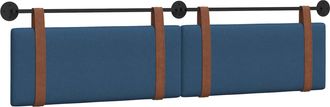 vidaXL Cabecero Colgante Azul Pu Antiguo Vidaxl
