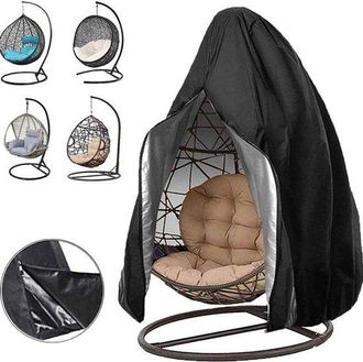 OEM Funda Colgante Para Silla De Patio - Funda Para Mecedora Con Forma De Huevo Y Cremallera, Protector Duradero Para Muebles De Jard&iacute;n, 190 X 115 Cm