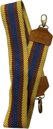 Penelope Chilvers Womens Woven Bag Strap In Yellow