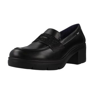 Fluchos Schoenen, Dames, Zwart, 39 EU, Leer, Sugar Calf Loafers