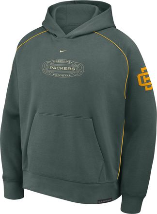 Nike Green Bay Packers Rivalries Collection Air Nike Mens NFL Pullover Hoodie in Green | 06AB0L1M7T-TAU