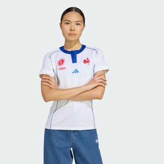 adidas adidas Performance Womens France Away Jersey - White - Size X-Large