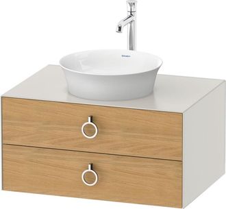 Duravit Tulip Blanco, Mueble De Ba&ntilde;o Colgado En La Pared, Ancho - Duravit