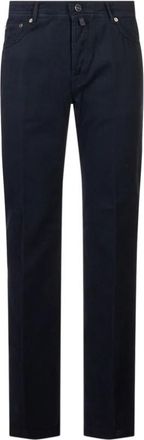 Kiton Slim Jeans - Heren - Slim Fit Jeans - Blauw - W33 - Katoen - Jeans