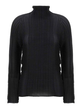 Issey Miyake wooly pleats blouse