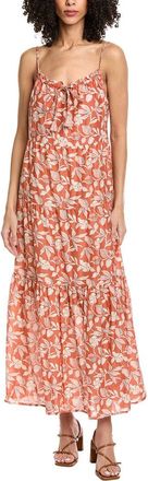 Faherty Silk-Blend Sun Chaser Maxi Dress
