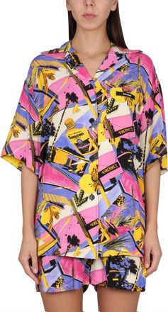 Palm Angels Multicolor Loose Printed Shirt