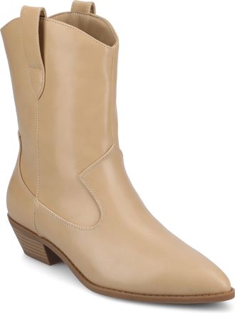 Journee Collection Womens Fritzie Western Ankle Booties