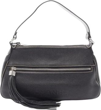 Chanel Pre-owned Vintage Shoulder Bag - Dames - Vintage Schoudertas - Zwart - ONE Size - Vintage