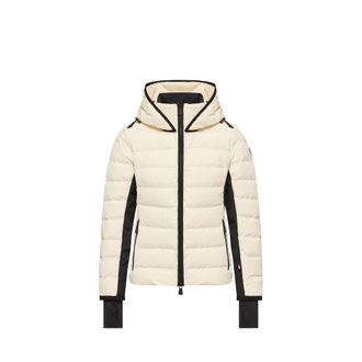 Moncler Moncler Lamouras Hooded Down Ski Jacket, Women, White, Size: 0