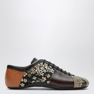 Dries Van Noten Sneaker ballerina in pelle patchwork