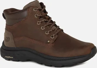 Skechers Mens Skechers Slip In Pollad Mens Walking Boots - Brown - Size: 12