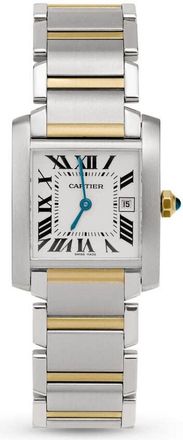 Cartier Pre-owned Cartier Tank Franaise Quartz White Dial Ladies Watch 2465