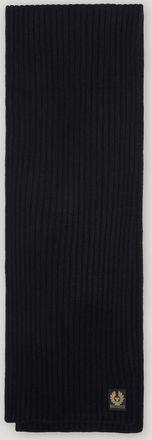 Belstaff Sciarpa Watch Unisex Lana Di Agnello Nero One Size