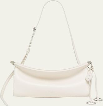 Alaia Le Click Small Shoulder Bag in Glossy Leather
