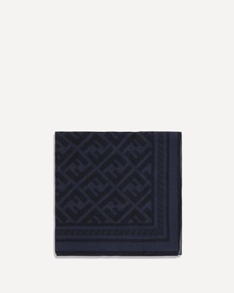 Fendi Foulard lana e seta FF Man UNI