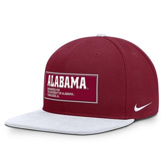 Nike Alabama On-Field Pro Nike Mens Dri-FIT College Adjustable Hat in Red | NC1299MIABN-PNR