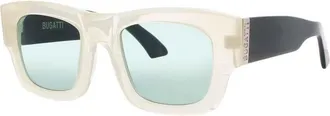 Bugatti Unisex Black Rectangular Sunglasses 48MBNEBK