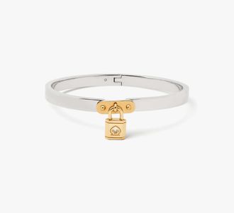 Kate Spade New York Lock And Spade Charm Bangle