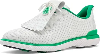 G/Fore Gallivan2r Perforated Kiltie Golf Shoes Womens Golf Shoes Snow/Clover : 10.5 M, Synthetic