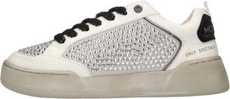 Monoway Megan Sneaker - Dames - Sneakers - Grijs - 40 EU - Leer - Schoenen