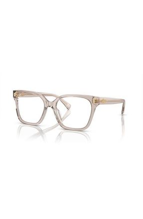 Ralph Lauren 55mm Square optical glasses in Beige at Nordstrom