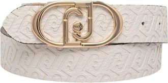 Liu Jo Reversible Heupriem 3.5 - Dames - Riemen - Wit - L - Leer - Accessoires