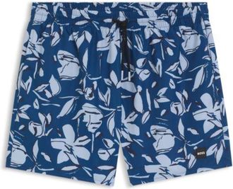 BOSS Printed swim shorts