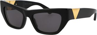 Bottega Veneta Zonnebril - Dames - Zonnebrillen - Zwart - 52 MM - Accessoires