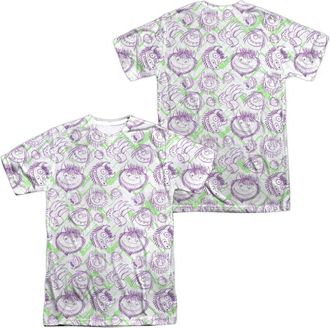Gildan Where The Wild Things Are Wild Scribble (Front/Back Print) Short Sleeve Adult Poly Crew Tee / T-Shirt