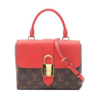 Louis Vuitton Pre-owned Vintage Monogram Satchel met Lock Detail - Dames - Pre-owned - Bruin - Maat: ONE Size