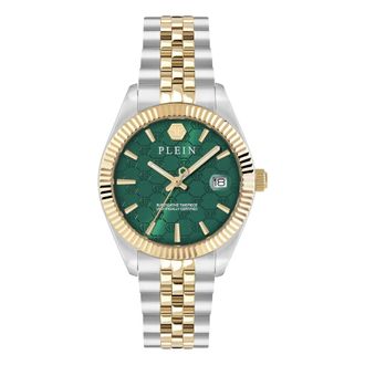 Philipp Plein Date Superlative 34mm - Dames - Horloges - Groen - ONE Size - Accessoires