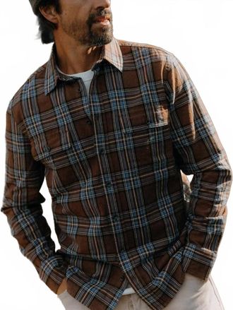 Taylor Stitch The Craftsman Shirt In Brick Plaid