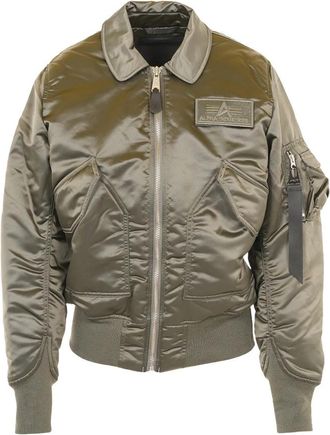 Alpha Industries Cwu-45/P Base UV Bomberjack - Dames - Bomber jackets - Groen - L - Nylon - Jassen