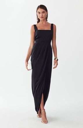 Willa Akron Maxi Dress in Black at Nordstrom, Size 6